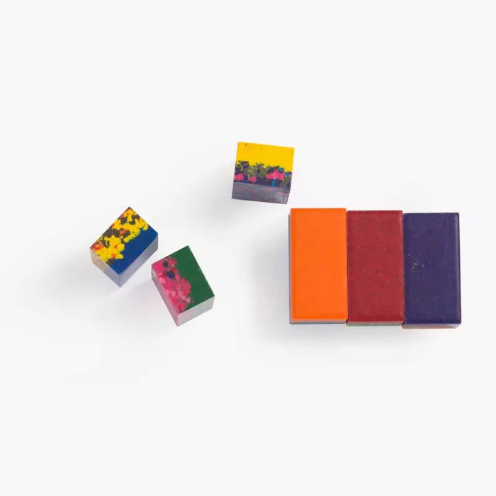 Boîte de 6 pierres de cire multicolores Les Petite Merveilles