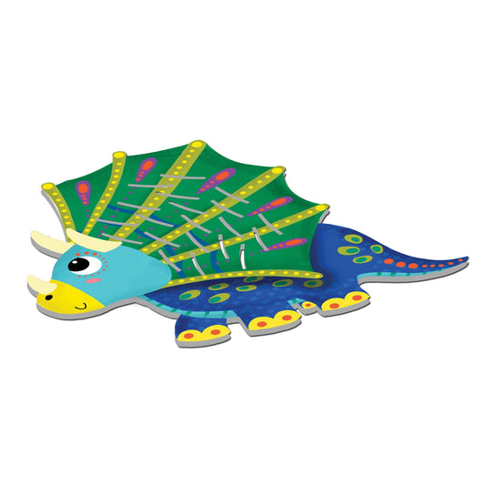 Animaux décos faciles, Ecailles métallisées "Dinosaures"