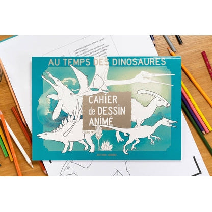 BlinkBook Le Cahier de Dessin Animé - Au temps des Dinosaures