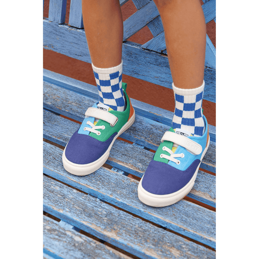 Baskets Board Easy Lace Bleu