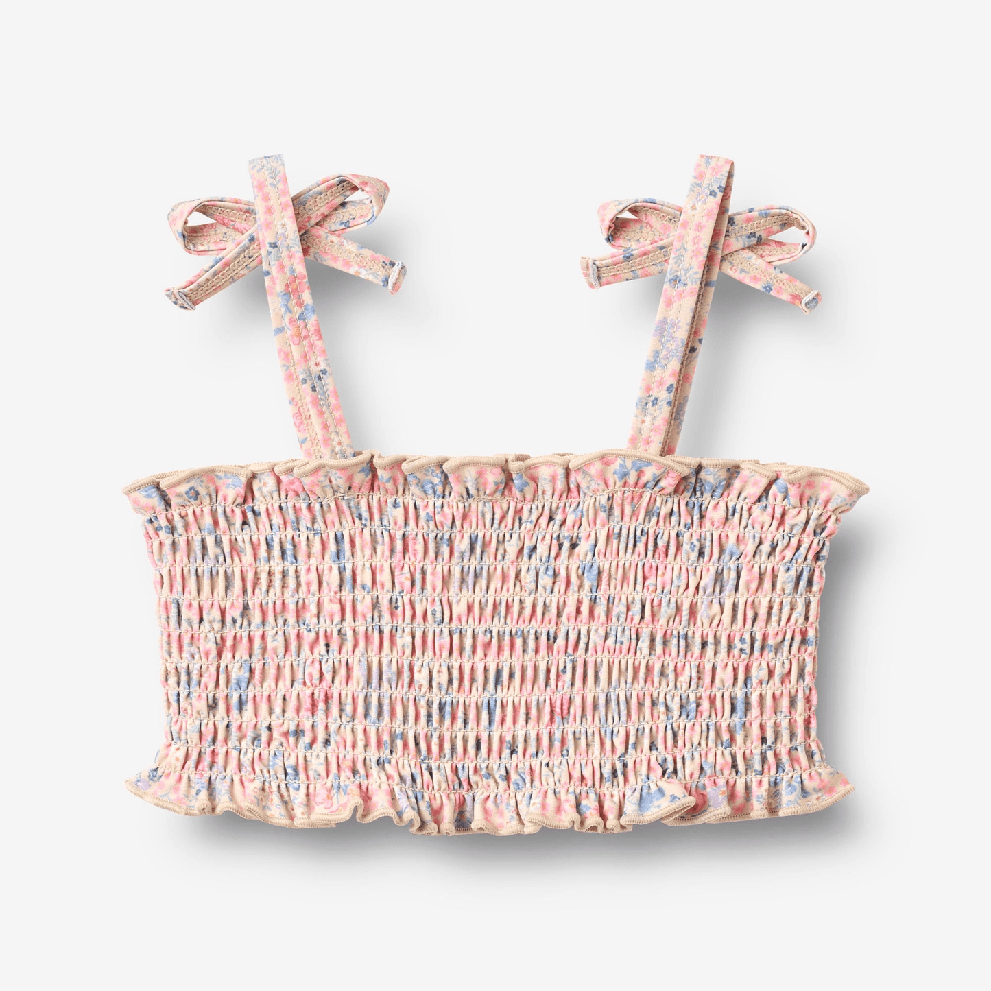 Bikini Carla rose à cœurs et fleurs