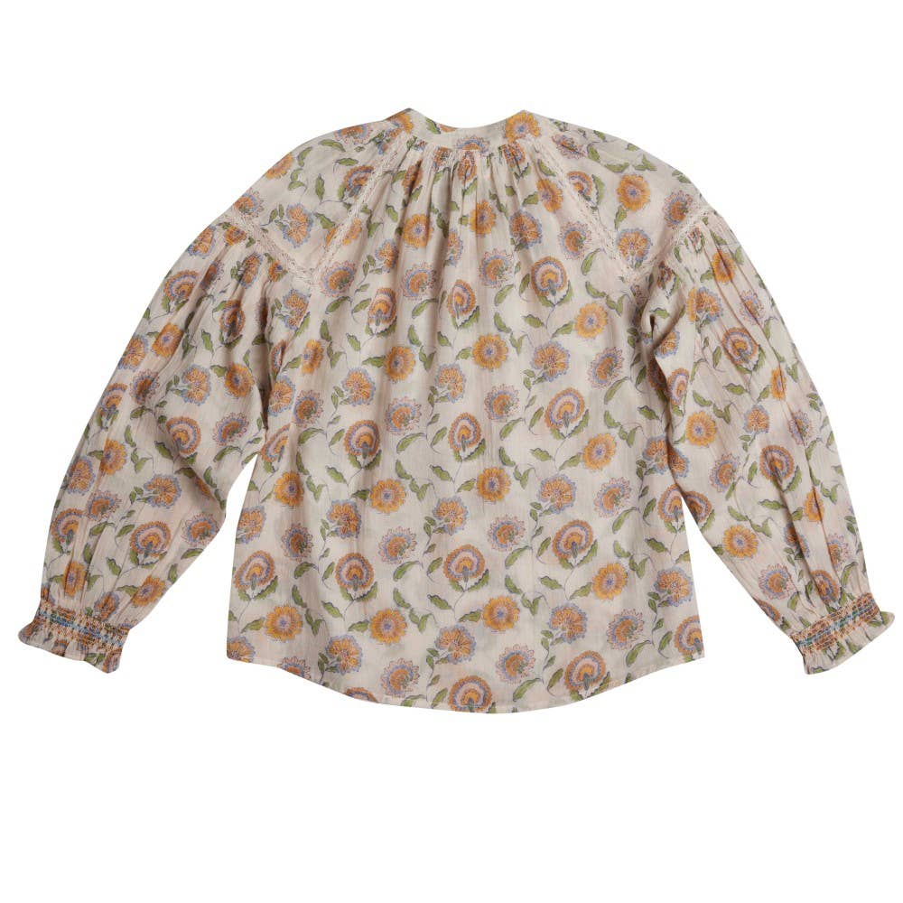 Blouse Noura Femme - Fleurs rose