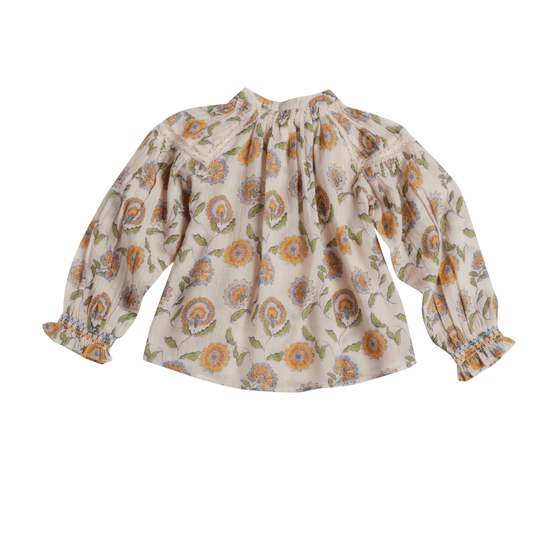 Blouse Noura - Fleurs rose