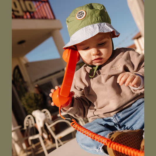 Bob Enfant Bicolore Mini Leaf