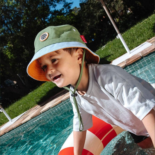 Bob Enfant Bicolore Mini Leaf