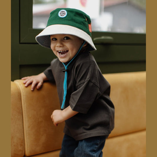 Bob Mini Hope en coton biologique vert sapin pour bébés et enfants