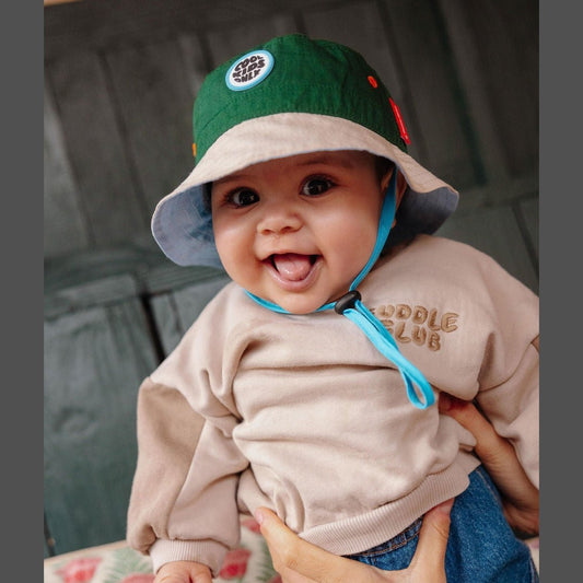 Bob Mini Hope en coton biologique vert sapin pour bébés et enfants