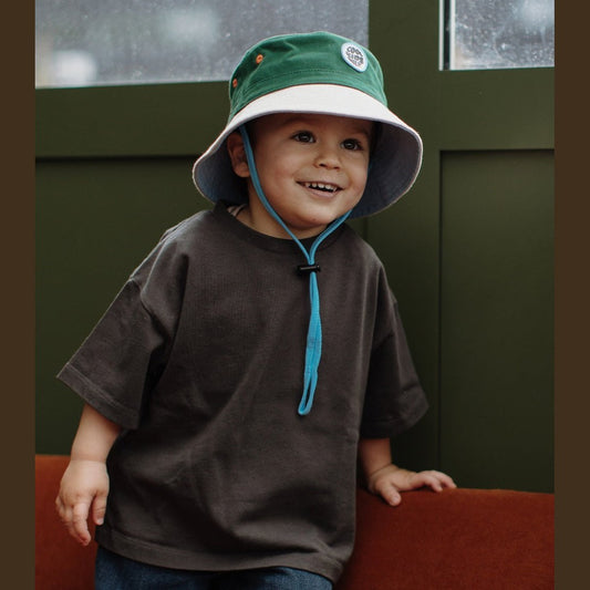 Bob Mini Hope en coton biologique vert sapin pour bébés et enfants
