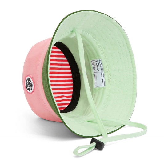 Bob en coton biologique Mini Pinky avec cordon ajustable pour bébés et enfants