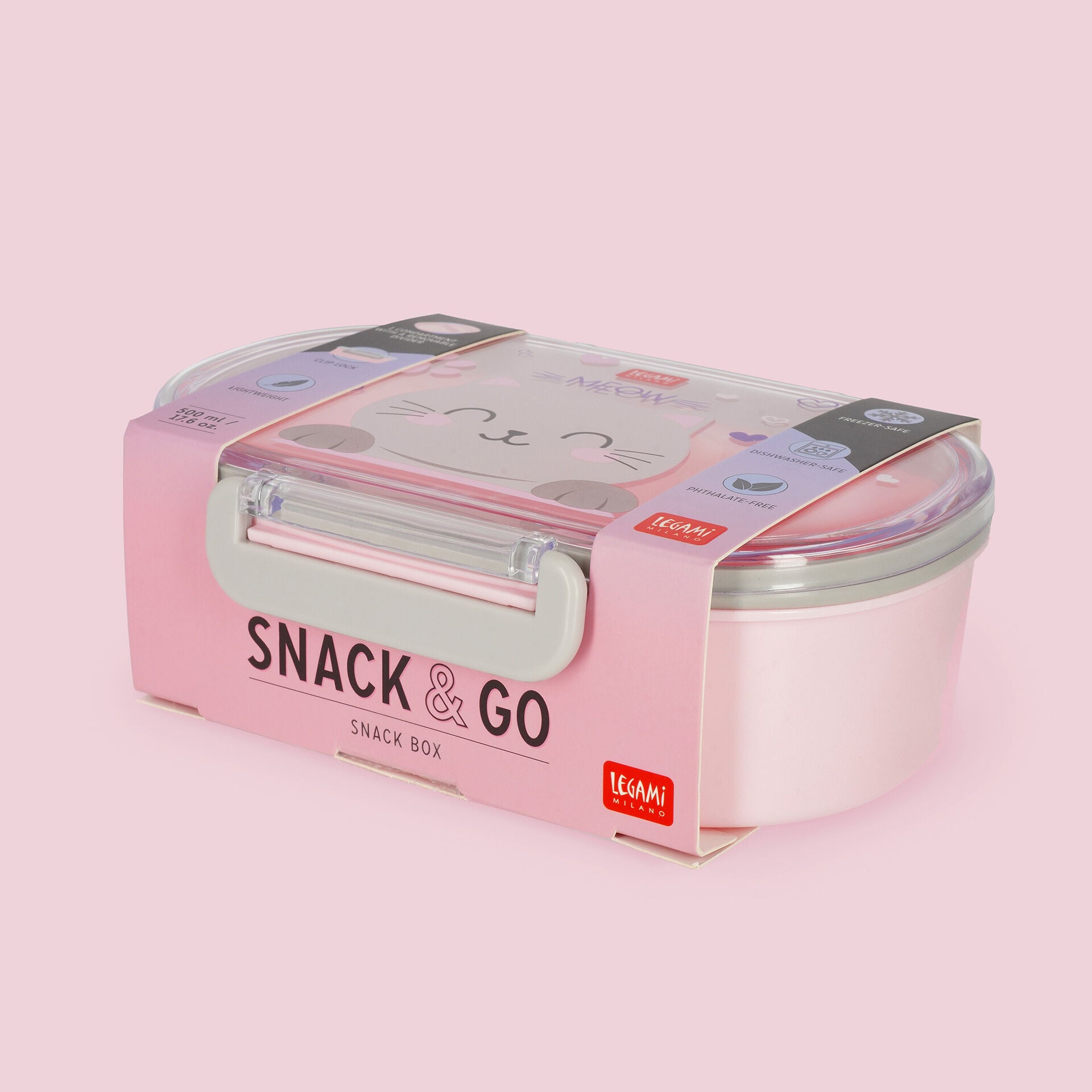Boîte à goûter Snack & Go Kitty