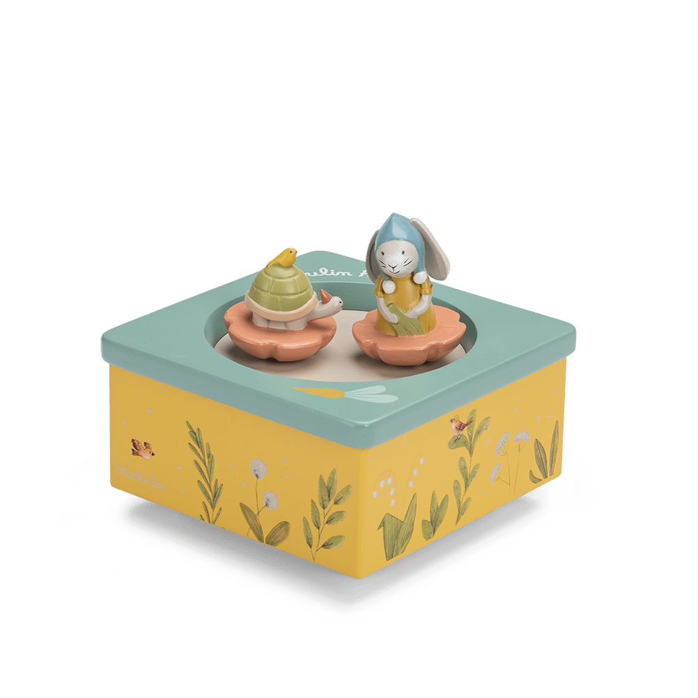 Boîte à musique Trois petits lapins