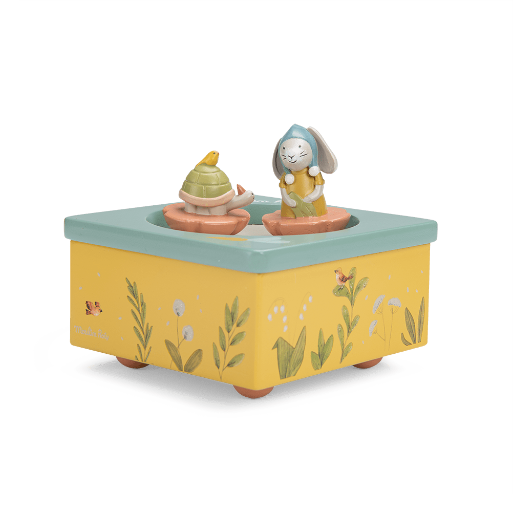 Boîte à musique Trois petits lapins