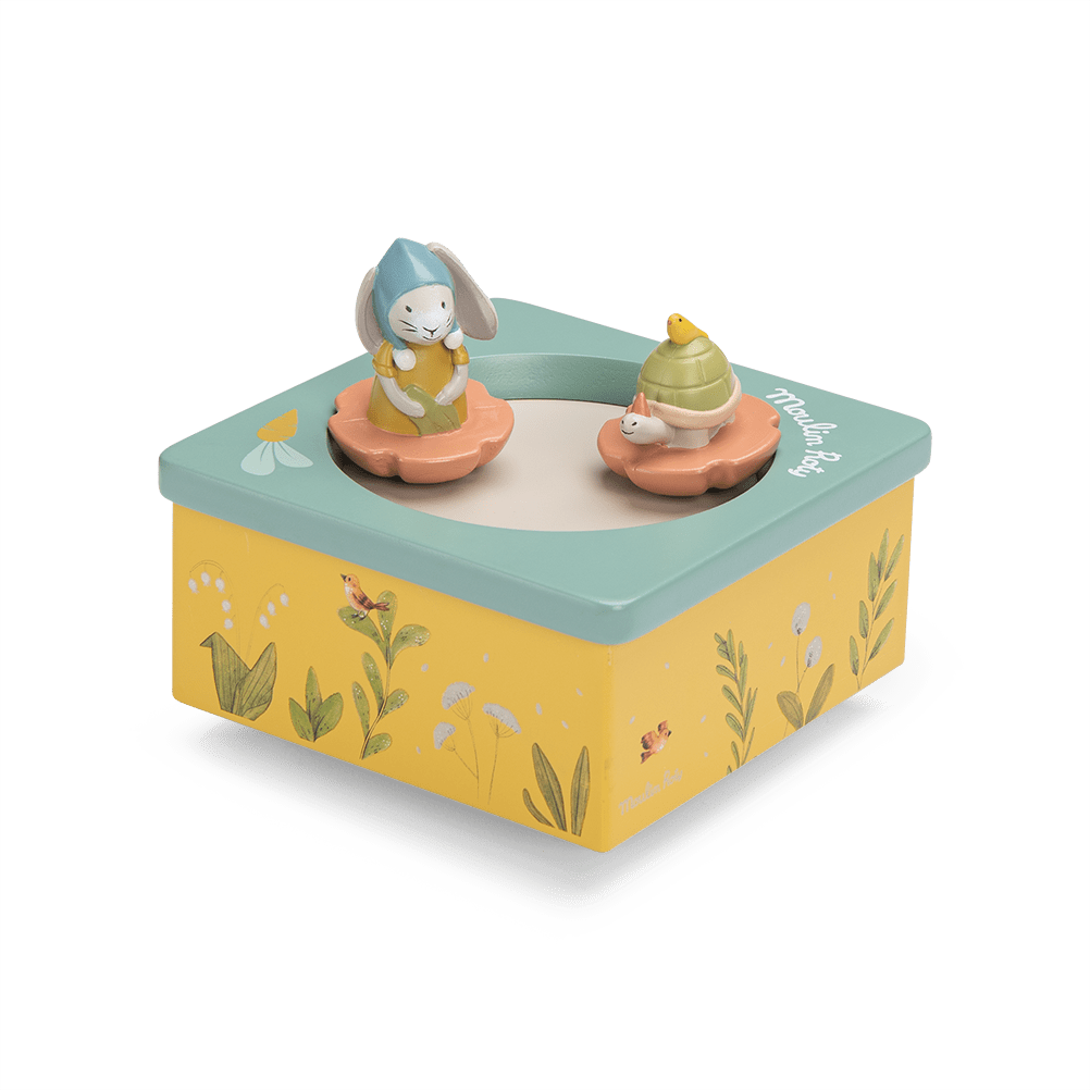 Boîte à musique Trois petits lapins