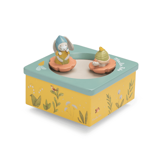 Boîte à musique Trois petits lapins