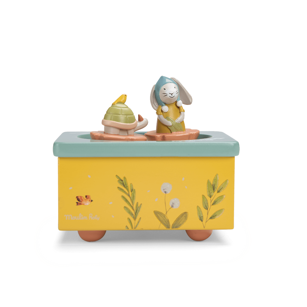 Boîte à musique Trois petits lapins