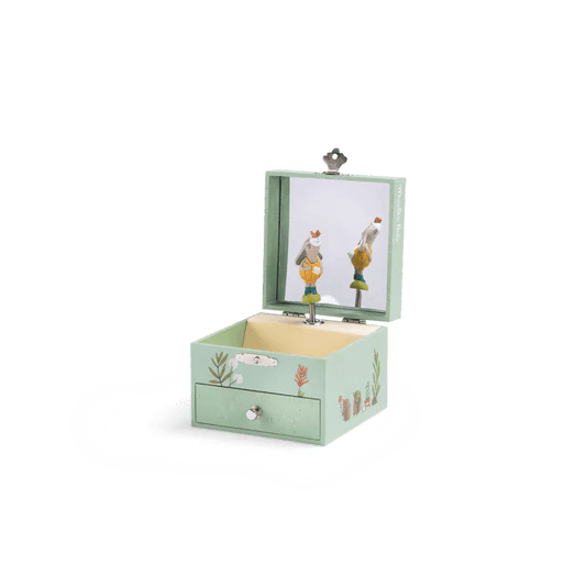 Boîte à musique coffret Trois petits lapins