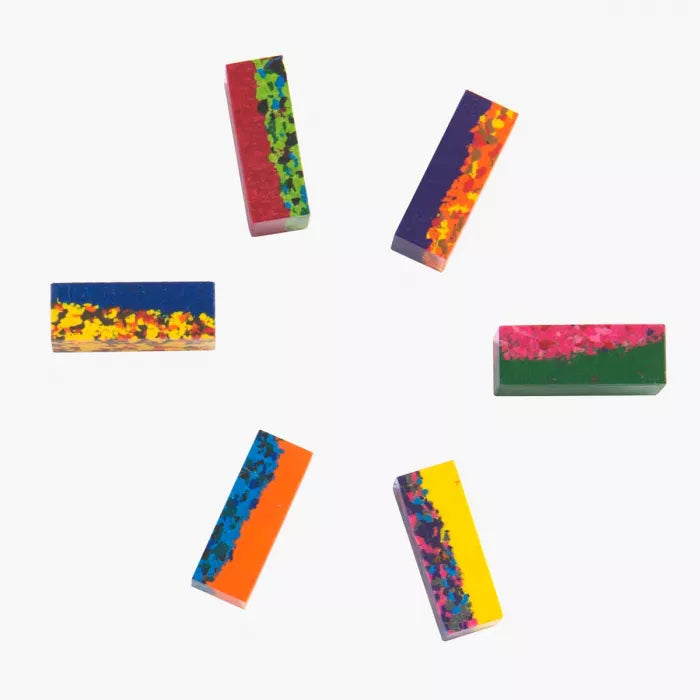 Boîte de 6 pierres de cire multicolores Les Petite Merveilles