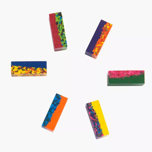 Boîte de 6 pierres de cire multicolores Les Petite Merveilles