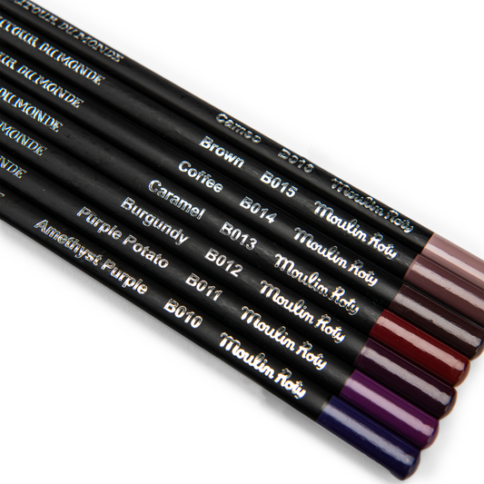Boîte métal 50 crayons de couleur Tout autour du monde