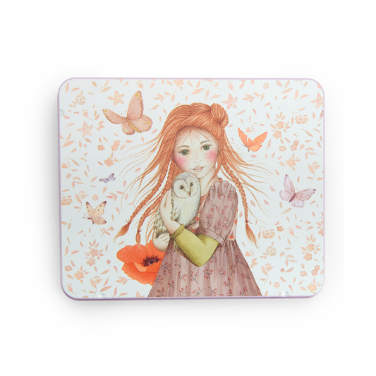 Boîte métal 50 crayons pastels Les Rosalies