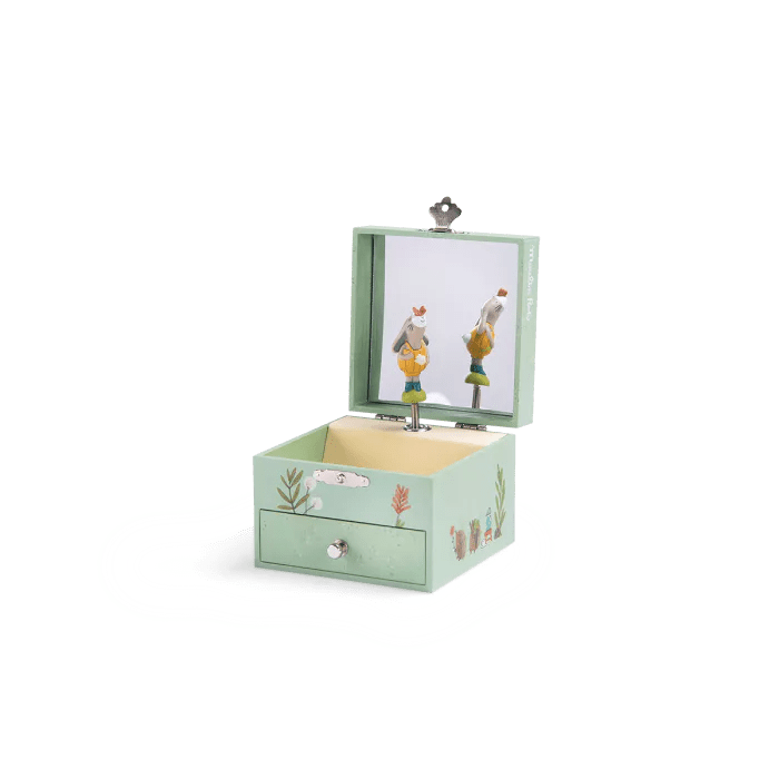 Boîte à musique coffret Trois petits lapins