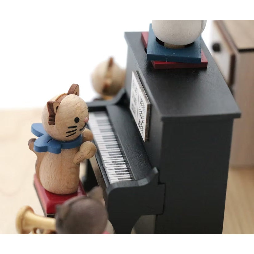 Boîte à Musique Chats jouant du piano n°12