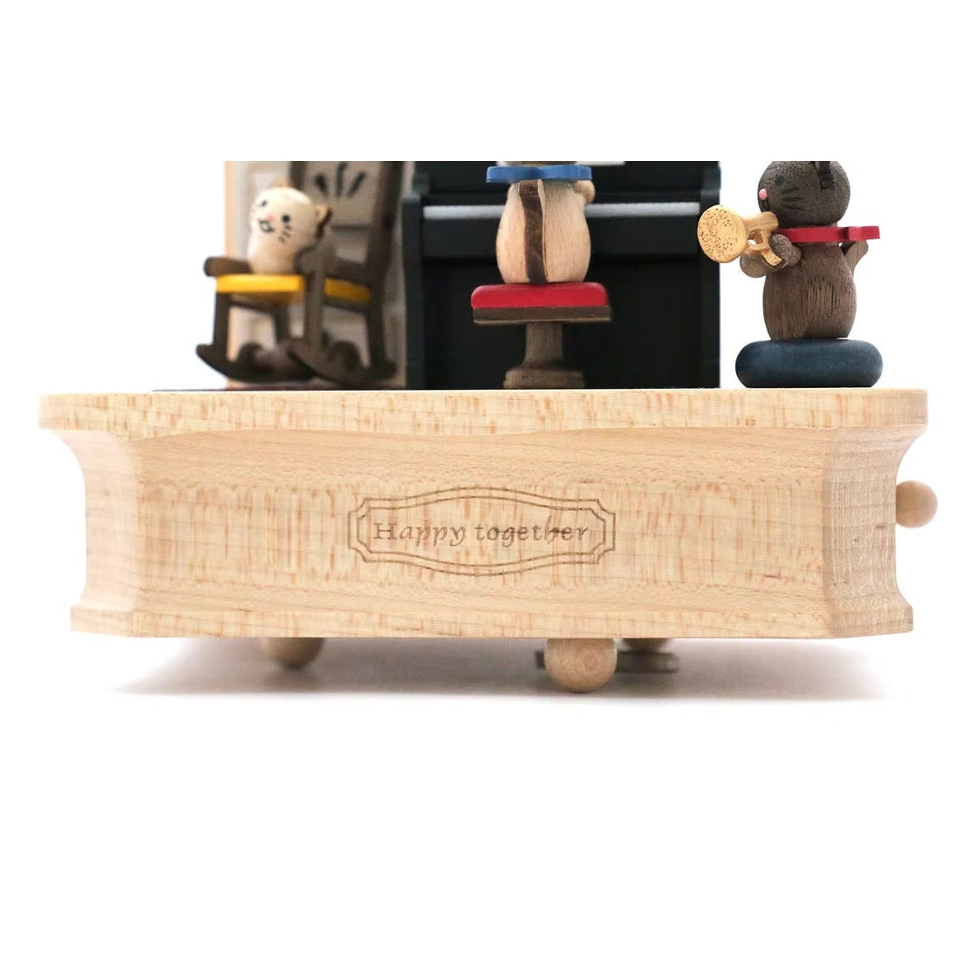 Boîte à Musique Chats jouant du piano n°12