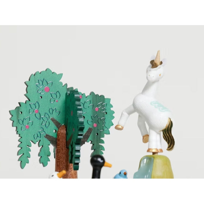 Boîte à Musique Cygnes et Licorne n°51