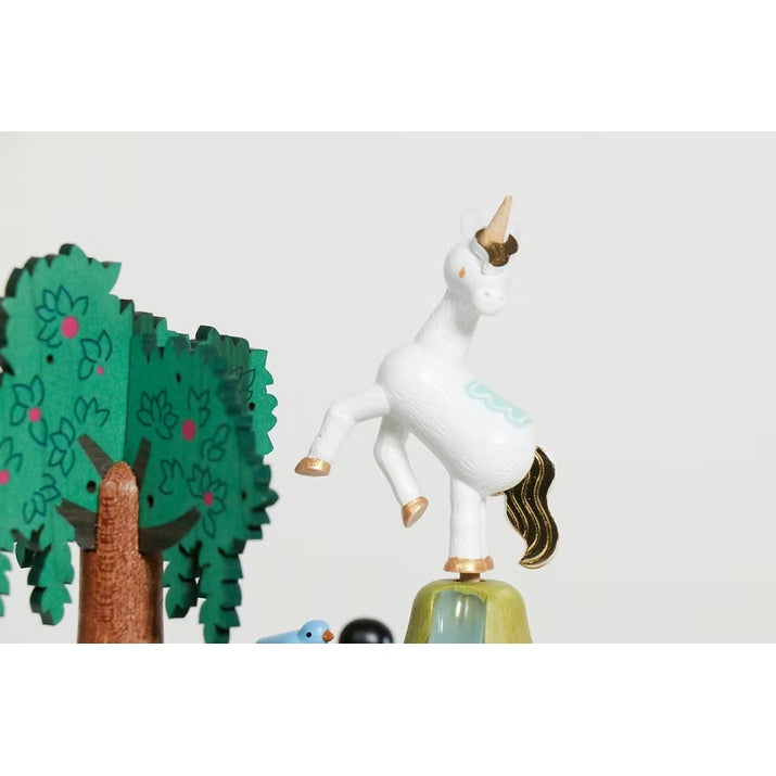 Boîte à Musique Cygnes et Licorne n°51