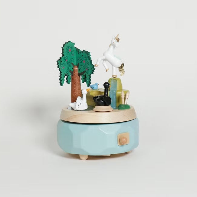 Boîte à Musique Cygnes et Licorne n°51