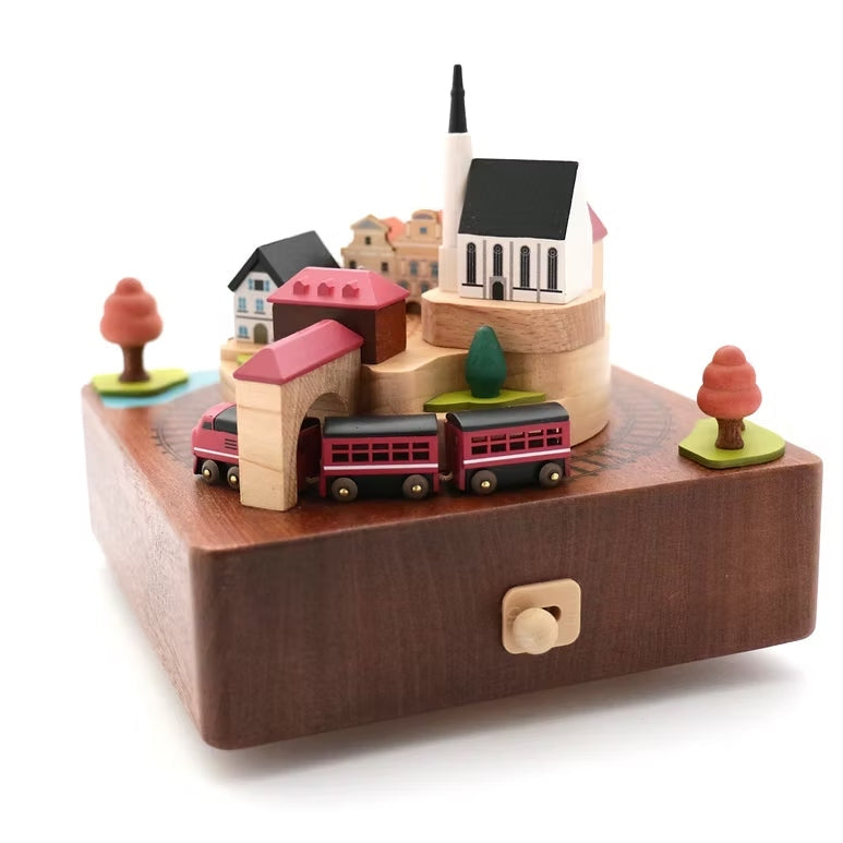 Boîte à musique Train en automne n°14