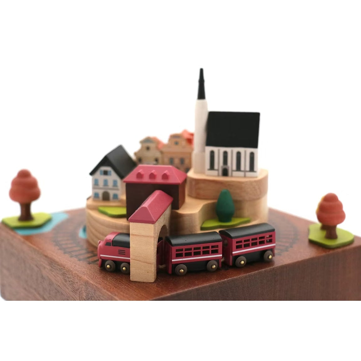 Boîte à musique Train en automne n°14