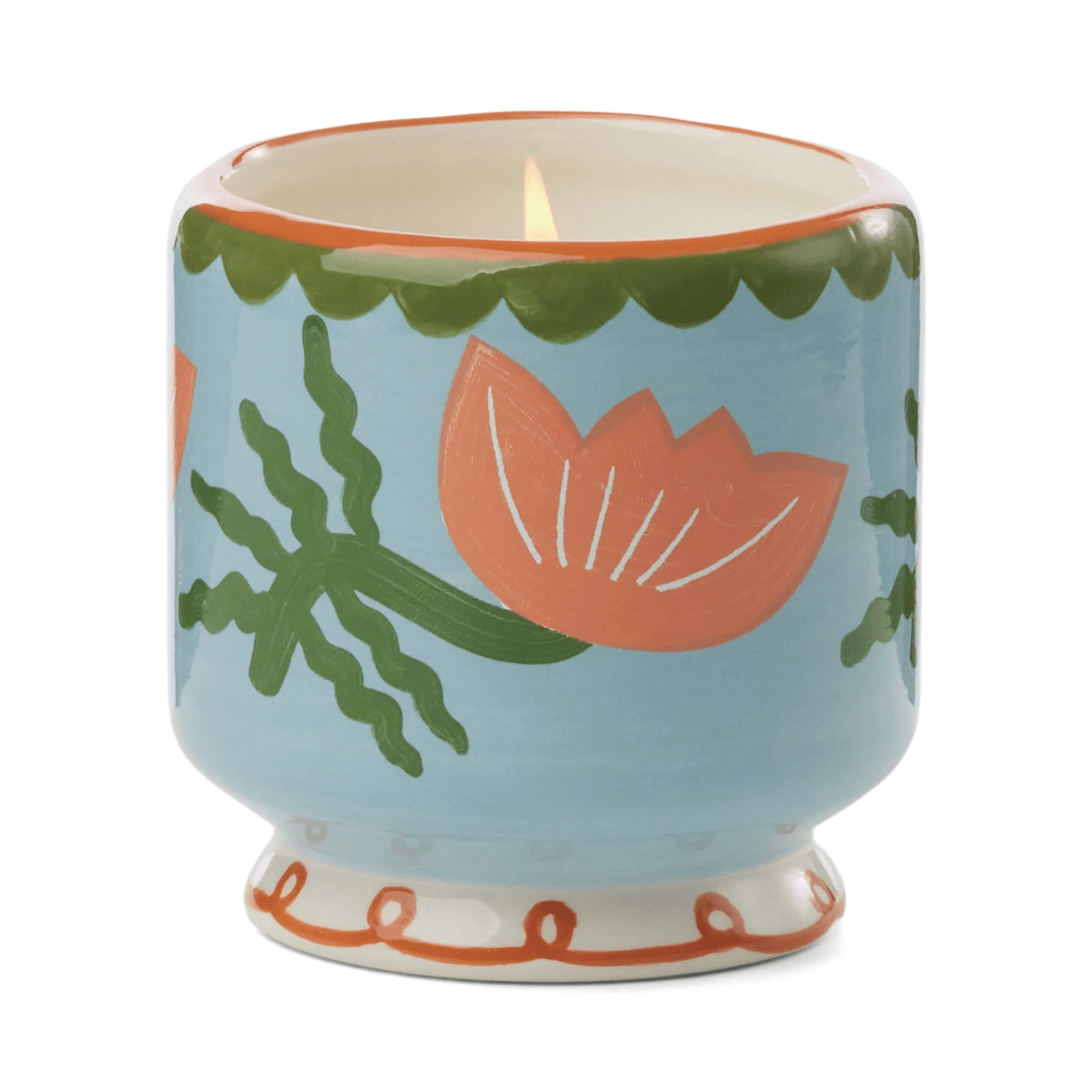 Bougie A Dopo en céramique Fleur – Senteur Fleur de Cactus – 226 g