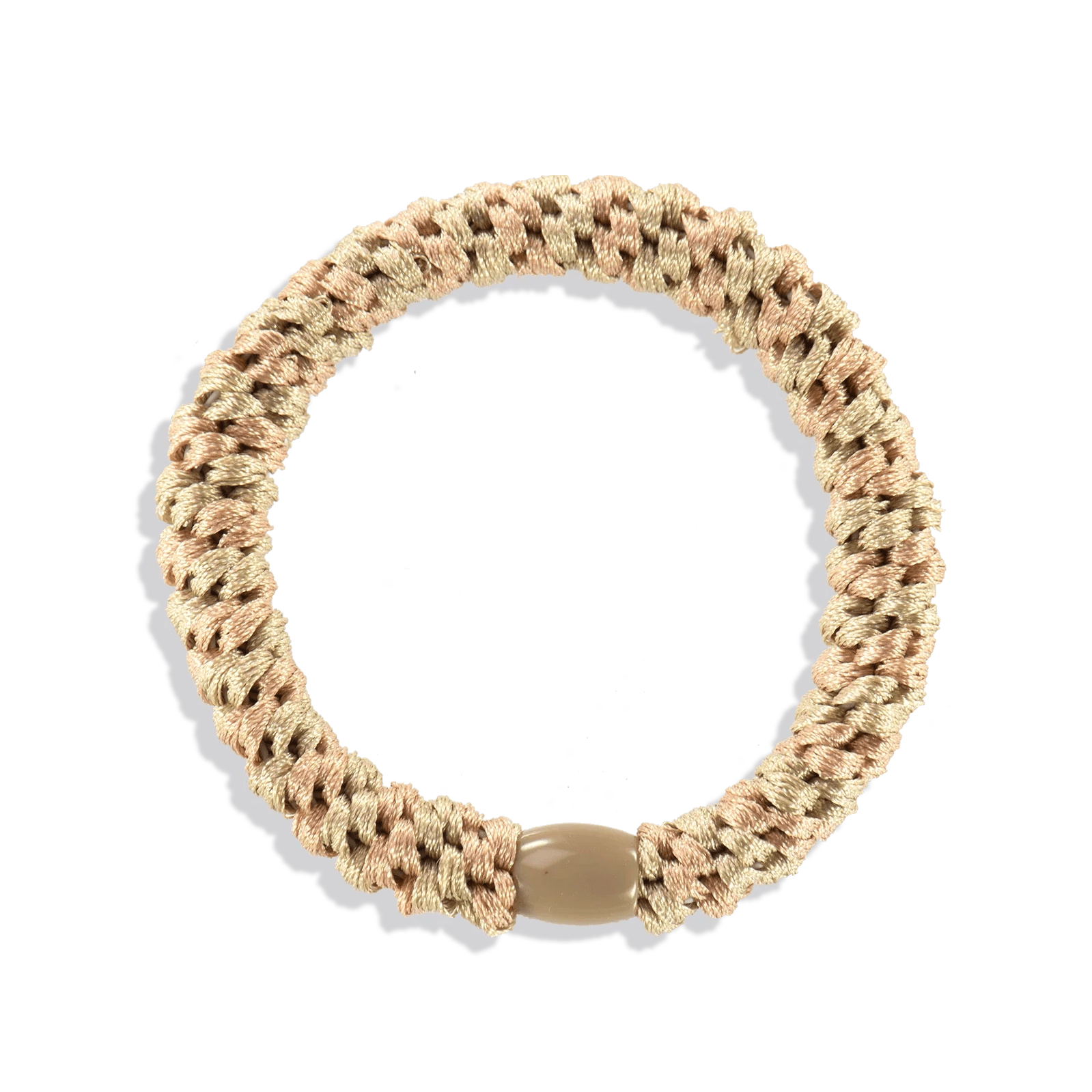 Bracelet KKNEKKI Pêche & Rayures Beige Clair