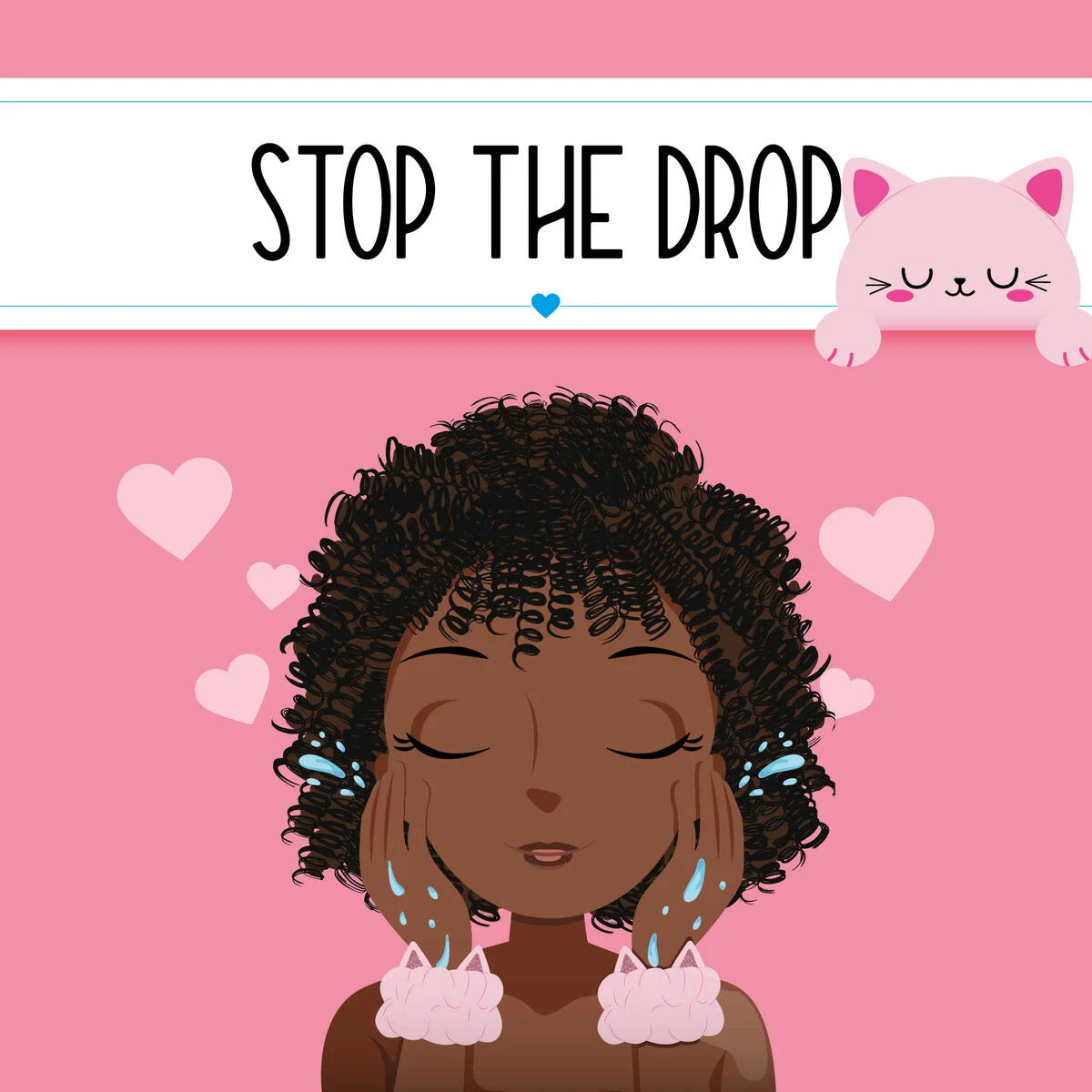 Bracelets Anti-gouttes pour le Soin du Visage Chat Kitty - Stop The Drop