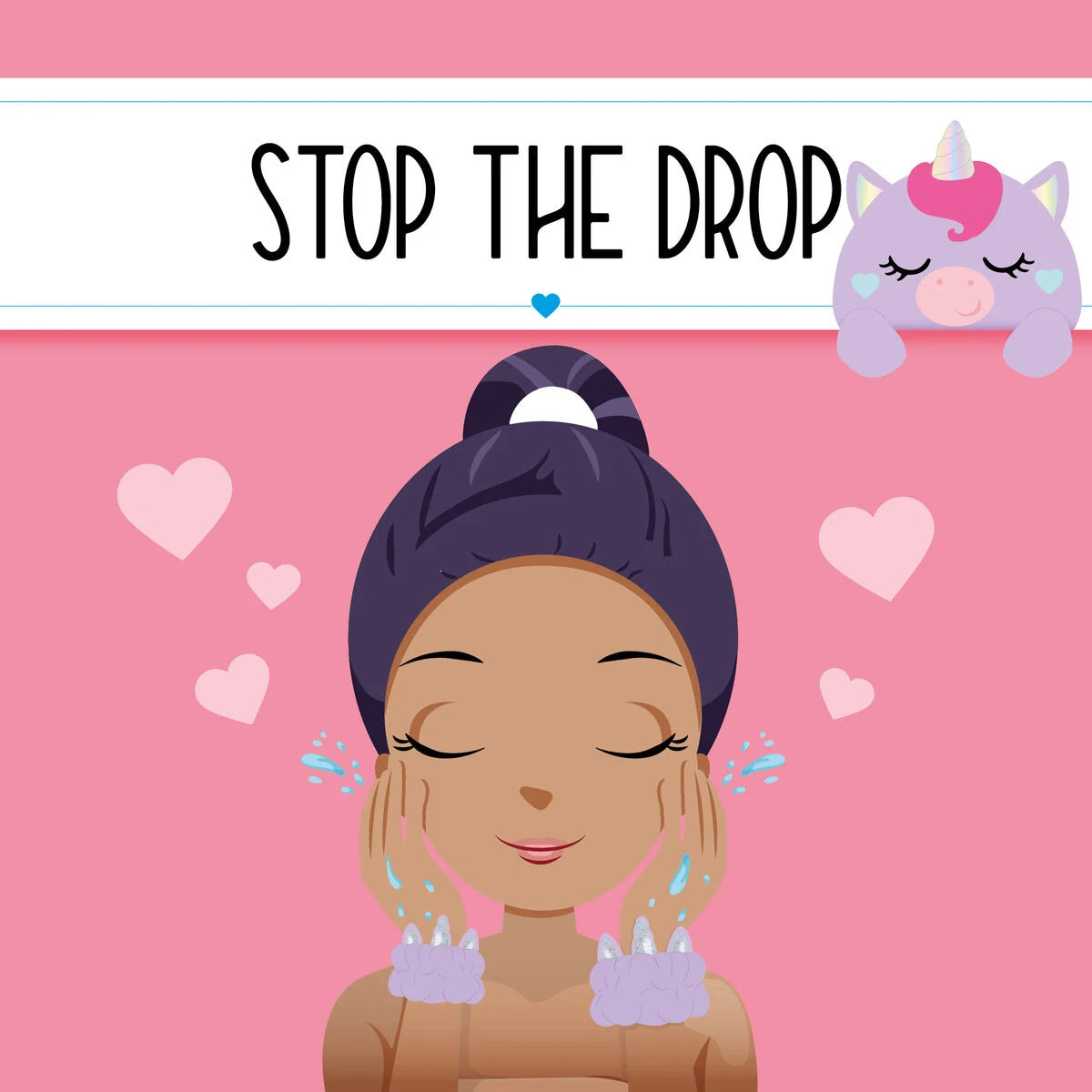 Bracelets Anti-gouttes pour le Soin du Visage Licorne - Stop The Drop