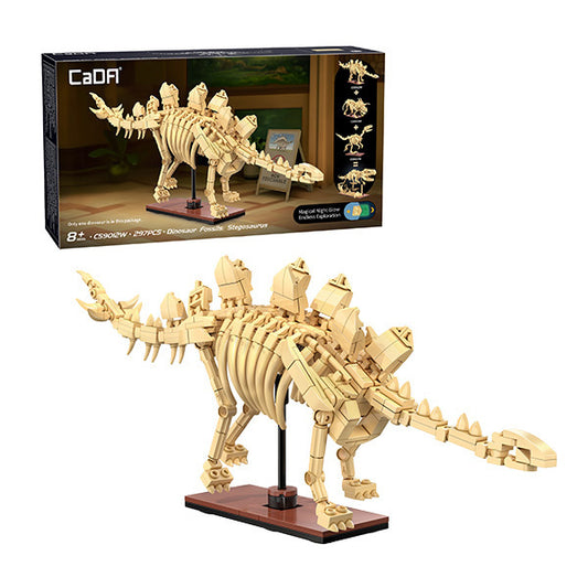 CADA - Creative - Squelette de Stegosaurus - 297pcs