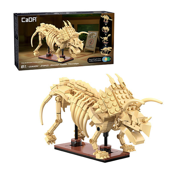 CADA - Creative - Squelette de Triceratops - 272pcs
