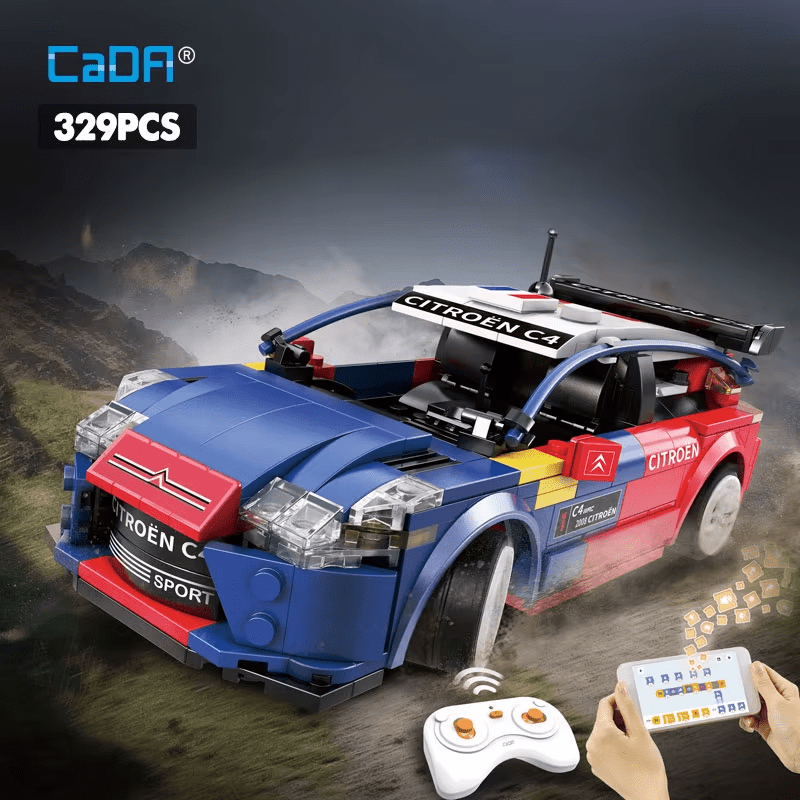 CADA - Voitures 1:20 - Smart Chassis - Citroën C4 WRC 2008 - 329pcs
