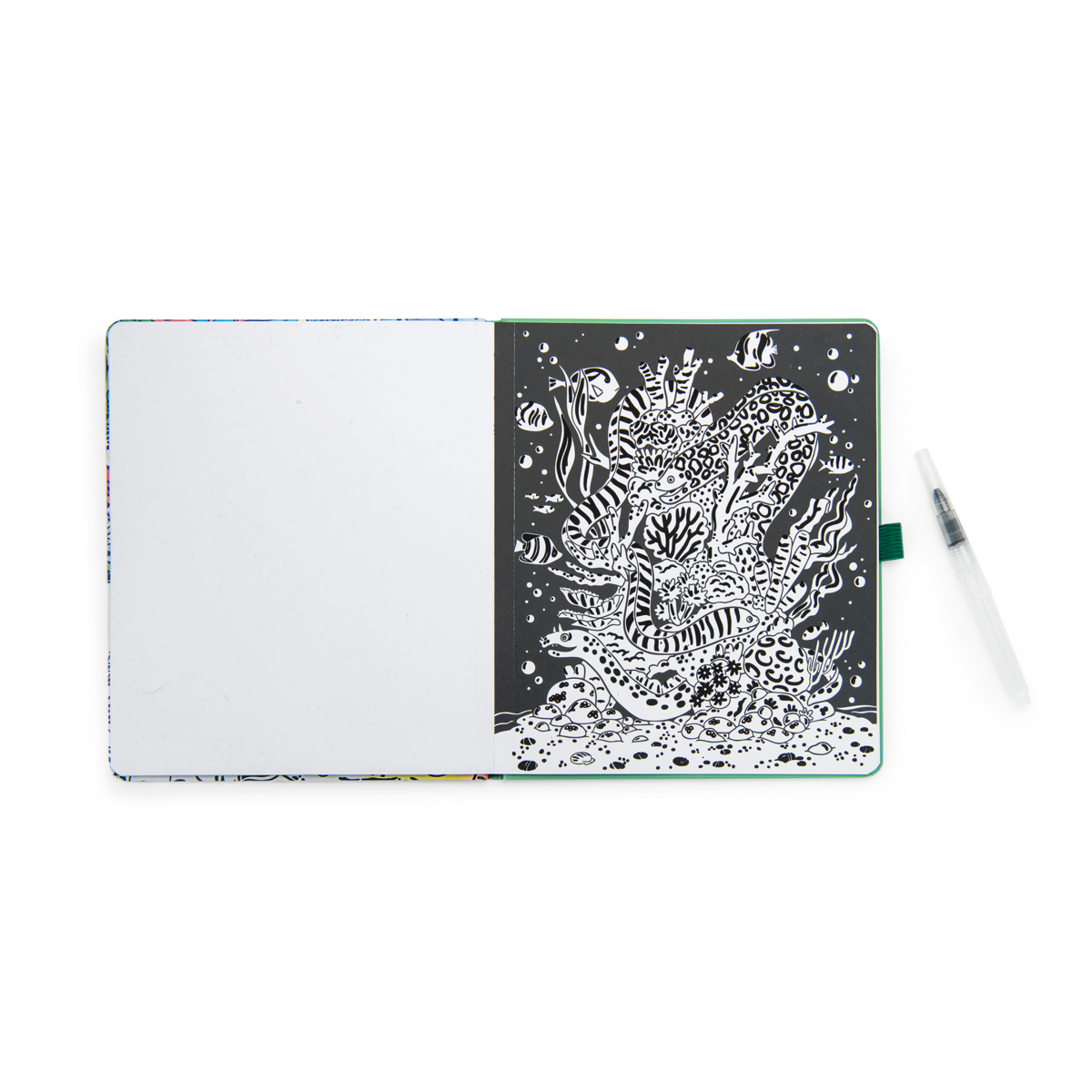 Cahier coloriage aquarelle magique Tout autour du Monde