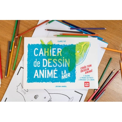 BlinkBook Le Cahier de Dessin Animé - La Mer
