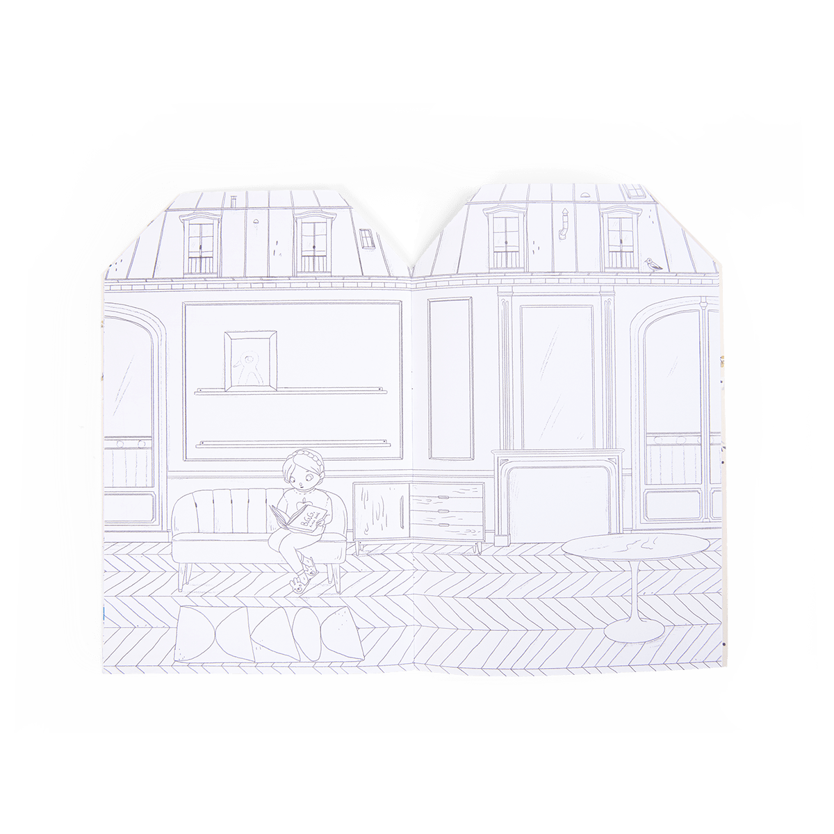 Cahier 145 stickers Les Parisiennes - 20 pages