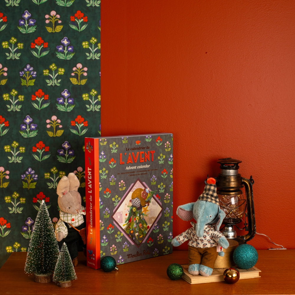Les Minouchkas illustrated advent calendar with projector and discs