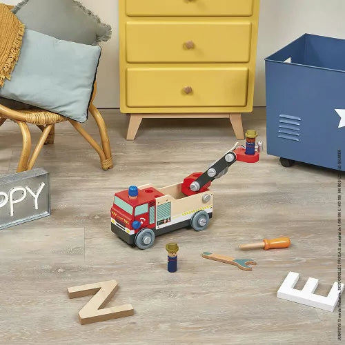 Camion de pompiers Brico'kids