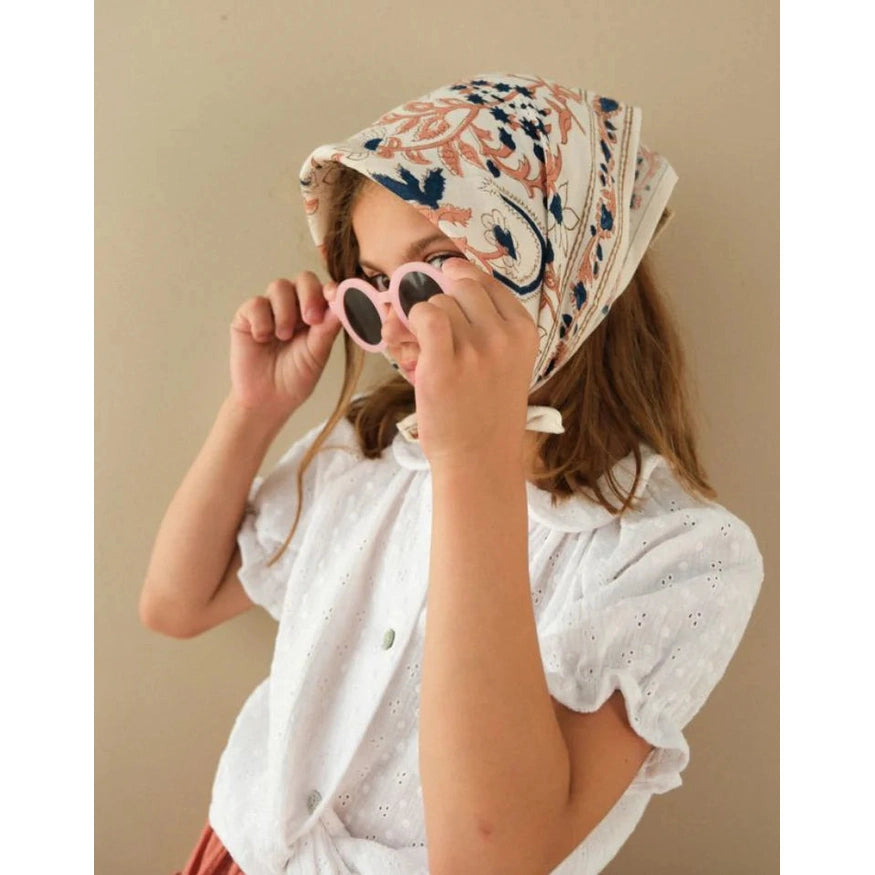 Foulards Bébé, Enfant Delhi Prusse 5O cm