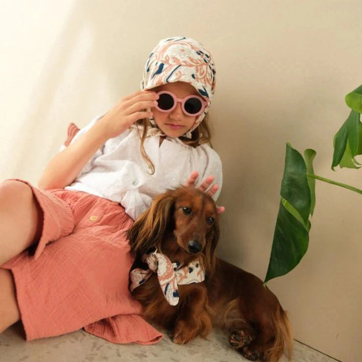 Foulards Bébé, Enfant Delhi Prusse 5O cm