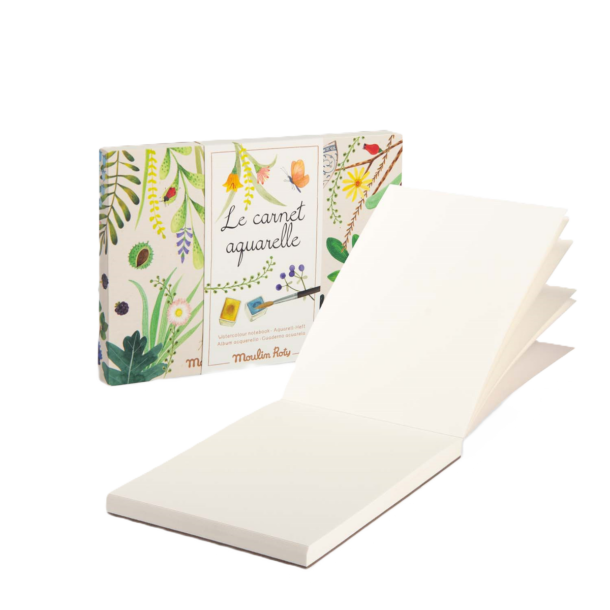 Carnet aquarelle - Le Botaniste - Le Jardin du moulin