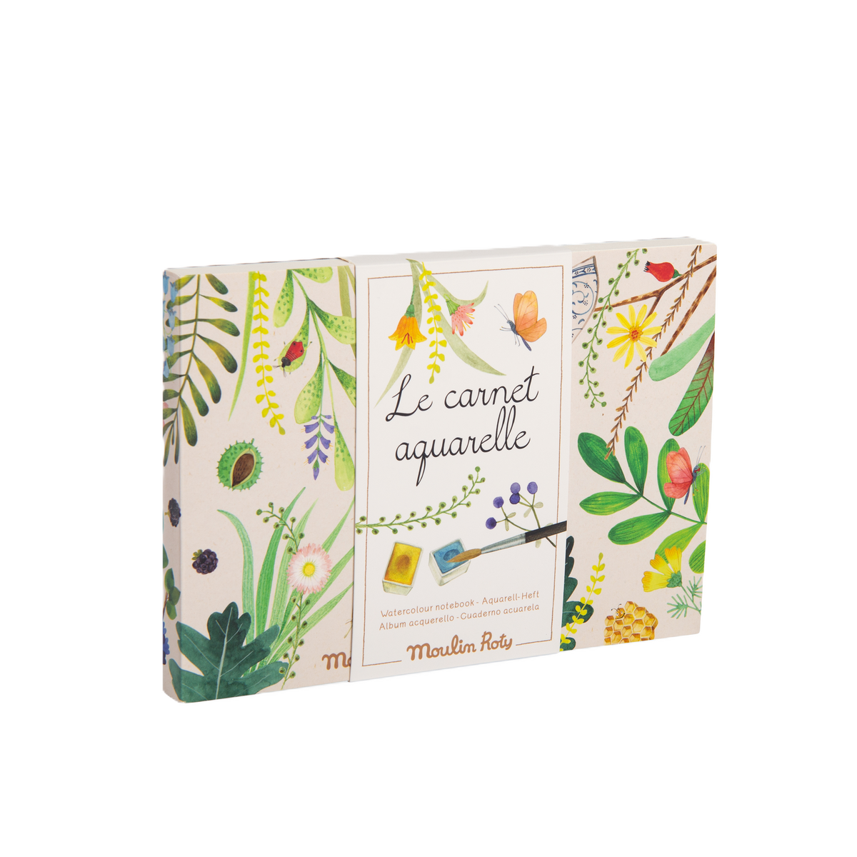 Carnet aquarelle - Le Botaniste - Le Jardin du moulin