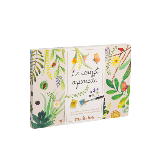 Carnet aquarelle - Le Botaniste - Le Jardin du moulin