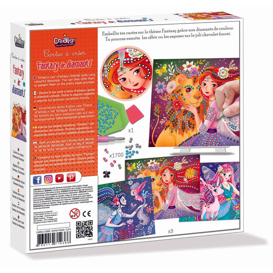 Cartes à créer "Fantasy de diamants"